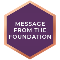 Message from the Foundation